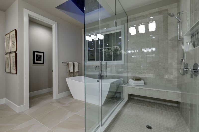 Glass Enclosed Shower